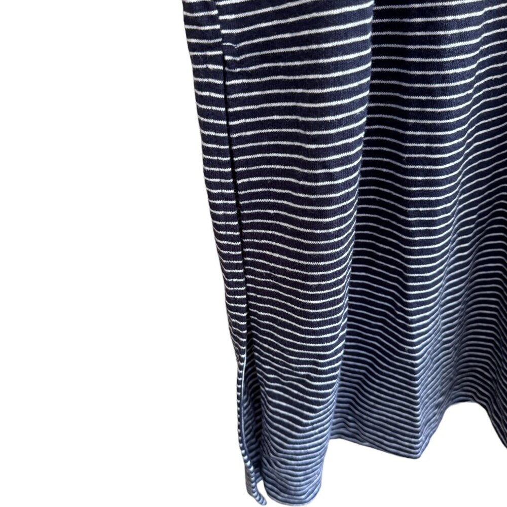 Navy/White Strip Linen Blend Knit Dress - NWT - Picture 5 of 8